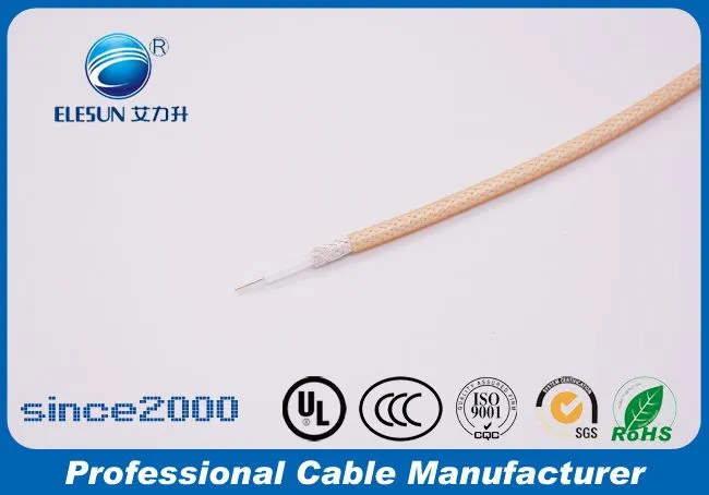 اعلی درجہ حرارت سماکشی کیبل PTFE موصلیت اور مواصلات کے لیے FEP جیکٹ